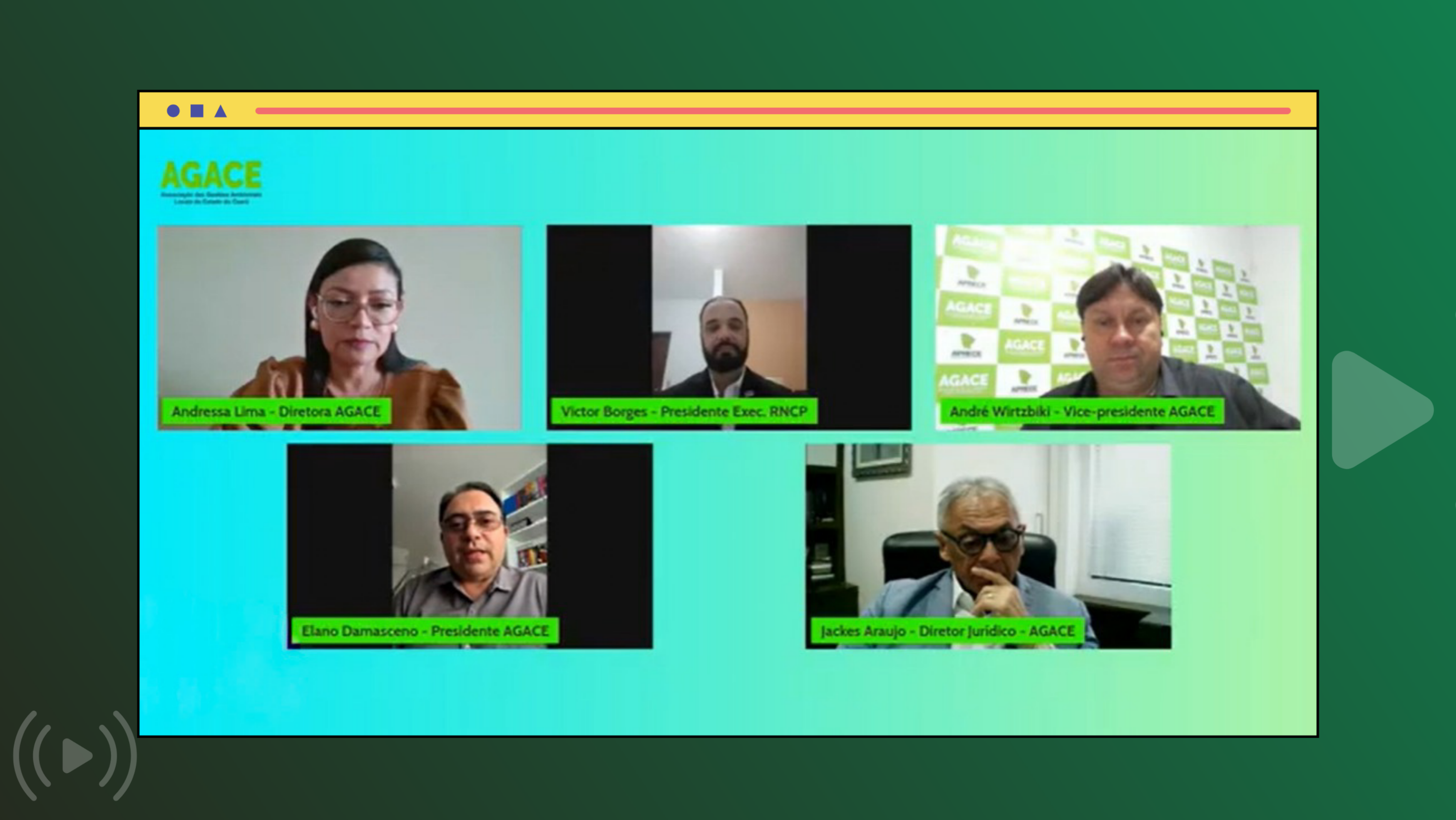 Em live especial, Agace e Rede Nacional de Consórcios Públicos destacam avanços históricos e reforçam a gestão consorciada como caminho para fortalecer os municípios